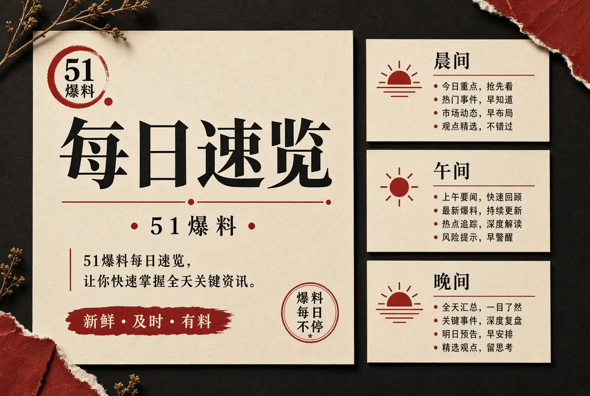 每日速览栏目配图
